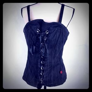 Tripp NYC corset top lace up front